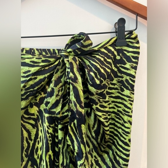 GANNI Green Printed Skirt - Picture 6 of 16